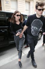 KEIRA KNIGHTLEY Shopping at Chanel Store in Paris