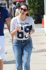 KELLY BROOK in Jeans Out and About in Los Angeles