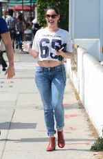 KELLY BROOK in Jeans Out and About in Los Angeles