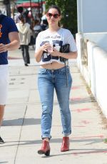 KELLY BROOK in Jeans Out and About in Los Angeles
