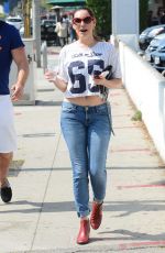 KELLY BROOK in Jeans Out and About in Los Angeles