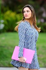 KELLY BROOK in Short Dress Out in Beverly Hills
