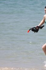 KENDALL and KYLIE JENNER in Bikinis at a Beach in Thailand