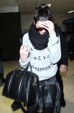 KENDALL JENNER Arrives at LAX in Los Angeles