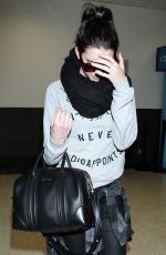 KENDALL JENNER Arrives at LAX in Los Angeles