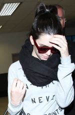 KENDALL JENNER Arrives at LAX in Los Angeles