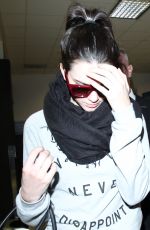 KENDALL JENNER Arrives at LAX in Los Angeles