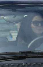 KENDALL JENNER Driving Smart Car on Her Eay to Musee du Douvre in Paris