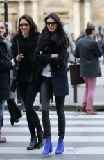 KENDALL JENNER Driving Smart Car on Her Eay to Musee du Douvre in Paris