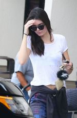 KENDALL JENNER Leaves a Beauty Salon in Calabasas