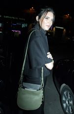 KENDALL JENNER Leaves Caviar Kaspia Restaurant in Paris