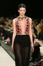 KENDALL JENNER Walks at Givenchy Catwalk Show in Paris