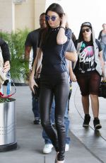 KHLOE KARDASHIAN and KENDALL JENNER Arrives at Loews Hollywood Hotel