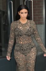 KIM AKRDASHIAN Heading to Late Night with Seth Meyers in New York 