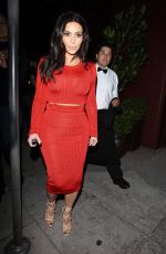 KIM KARDASHIAN and BRITTNY GASTINEAU at Crustacean Retaurant in Beverly Hills