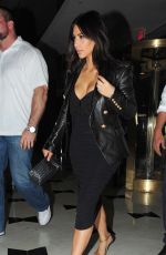 KIM KARDASHIAN Arrives at Miami Airport