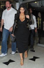 KIM KARDASHIAN Arrives at Miami Airport