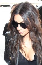KIM KARDASHIAN at LAX Airport in Los Angeles