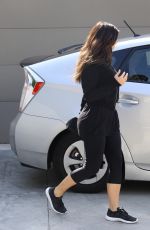 KIM KARDASHIAN in Tights Leaves a Gym in Los Angeles