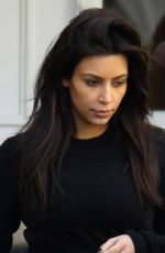 KIM KARDASHIAN Leaves Skin Clinic in Beverly Hills