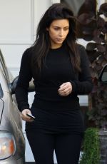 KIM KARDASHIAN Leaves Skin Clinic in Beverly Hills