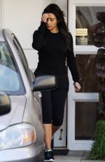 KIM KARDASHIAN Leaves Skin Clinic in Beverly Hills