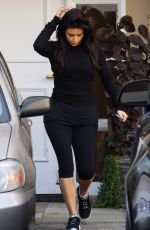 KIM KARDASHIAN Leaves Skin Clinic in Beverly Hills