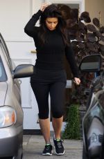 KIM KARDASHIAN Leaves Skin Clinic in Beverly Hills