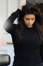 KIM KARDASHIAN Leaves Skin Clinic in Beverly Hills