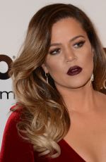 KIM, KHLOE and KOURNEY KARDASHIAN at Elton John Aids Foundation Oscar Party in Los Angeles