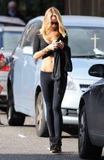KIMBERLEY GARNER in Tights Leaves a Gym in London