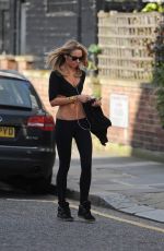 KIMBERLEY GARNER in Tights Leaves a Gym in London