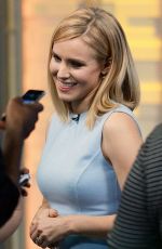 KRISTEN BELL at Good Morning America in New York
