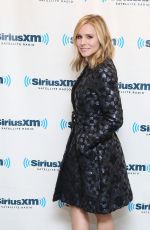 KRISTEN BELL at SiriusXM Studios in New York