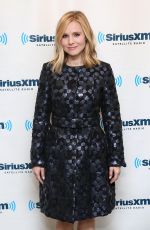 KRISTEN BELL at SiriusXM Studios in New York