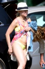 KRISTEN BELL in Bikini Bottoms on a Beach in Kapalua