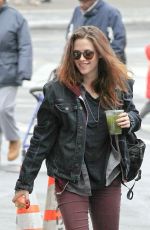 KRISTEN STEWART Arrives at Still Alice Set in New York