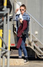 KRISTEN STEWART Arrives on the Set of Still Alice in New York