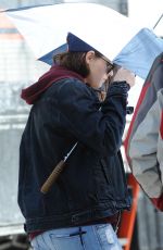 KRISTEN STEWART on the Set od Still Alice in New York