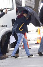 KRISTEN STEWART on the Set od Still Alice in New York