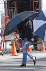 KRISTEN STEWART on the Set od Still Alice in New York