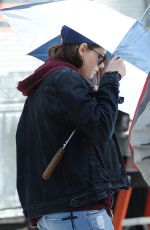 KRISTEN STEWART on the Set od Still Alice in New York