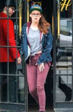 KRISTEN STEWART Out and About in New York 1903