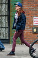 KRISTEN STEWART Out and About in New York 1903