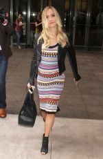 KRSITIN CAVALLARI Leaves SiriusXM Studios in New York