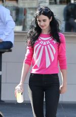 KRYSTEN RITTER in Tight Jeans Takes Her Dog for a Walk in Los Feliz