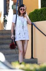 KYLIE JENNER in Shorts Leaves Sugarfish Sushi Bar