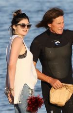 KYLIE JENNER on the Beach in Malibu