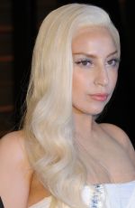 LADY GAGA at Vanity Fair Oscar Party in Hollywood