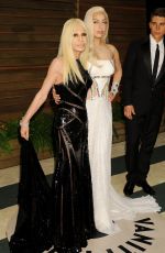 LADY GAGA at Vanity Fair Oscar Party in Hollywood